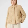 Marina Rinaldi Veste en tissu mouliné BEIGE Fashion