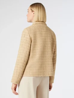 Marina Rinaldi Veste en tissu mouliné BEIGE Fashion