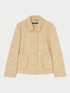 Marina Rinaldi Veste en tissu mouliné BEIGE Fashion