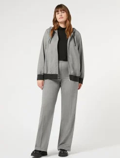 Marina Rinaldi Veste en tissu teint en fil NOIR Best