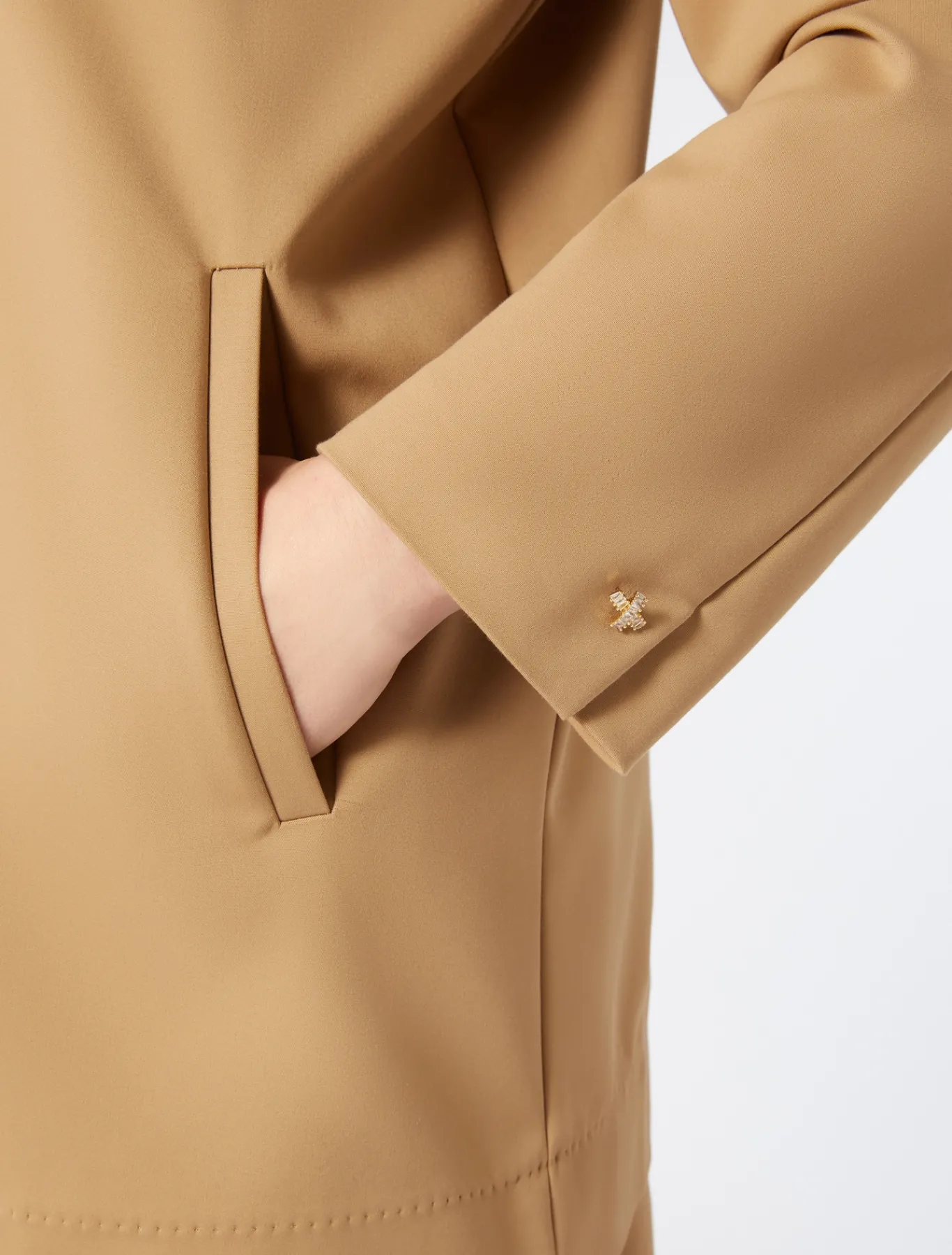 Marina Rinaldi Veste en toile de coton mélangé OR Best