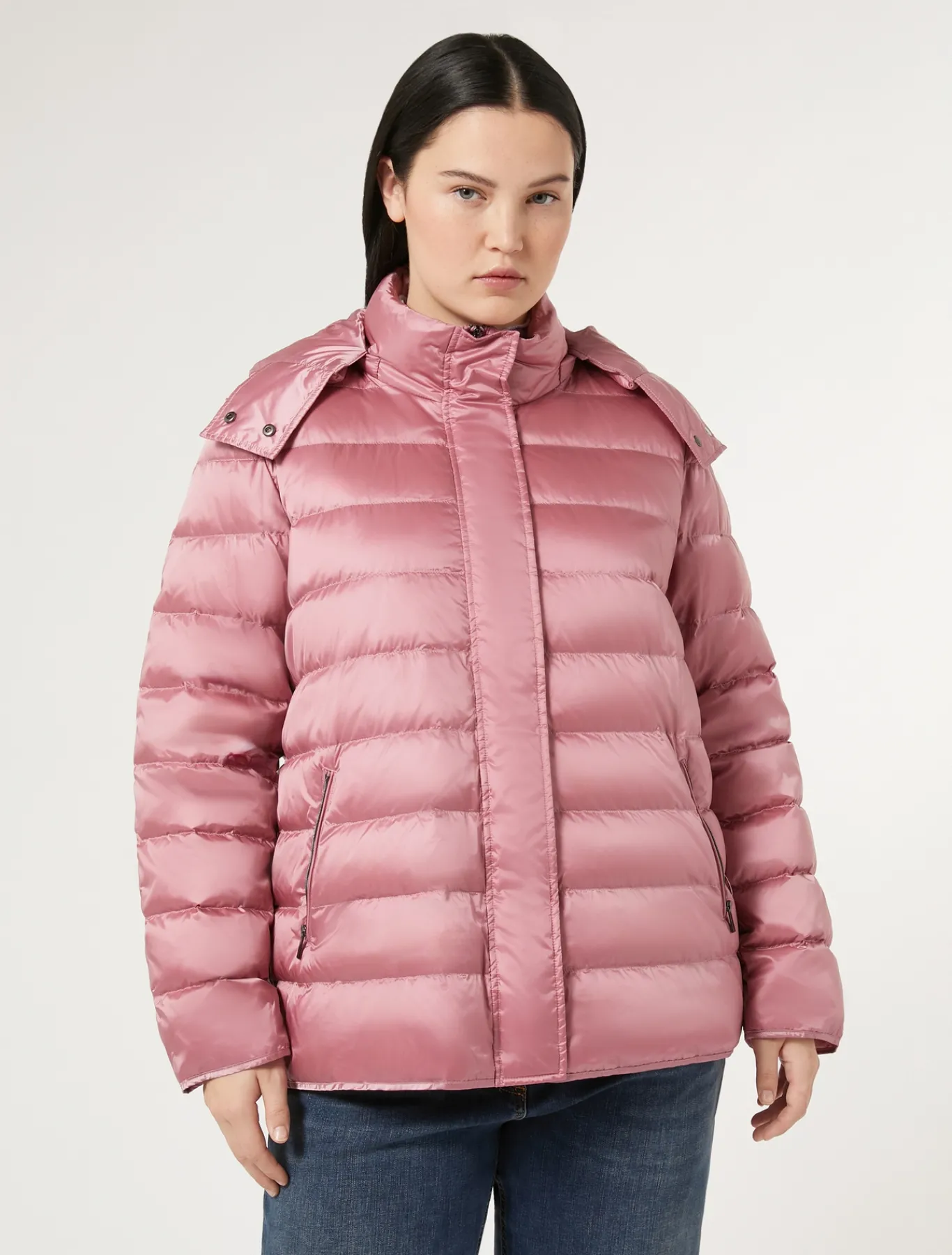 Marina Rinaldi Veste en toile de nylon déperlante VIEUXROSE Hot