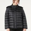 Marina Rinaldi Veste en toile de nylon déperlante NOIR Fashion