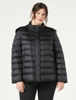 Marina Rinaldi Veste en toile de nylon déperlante NOIR Fashion