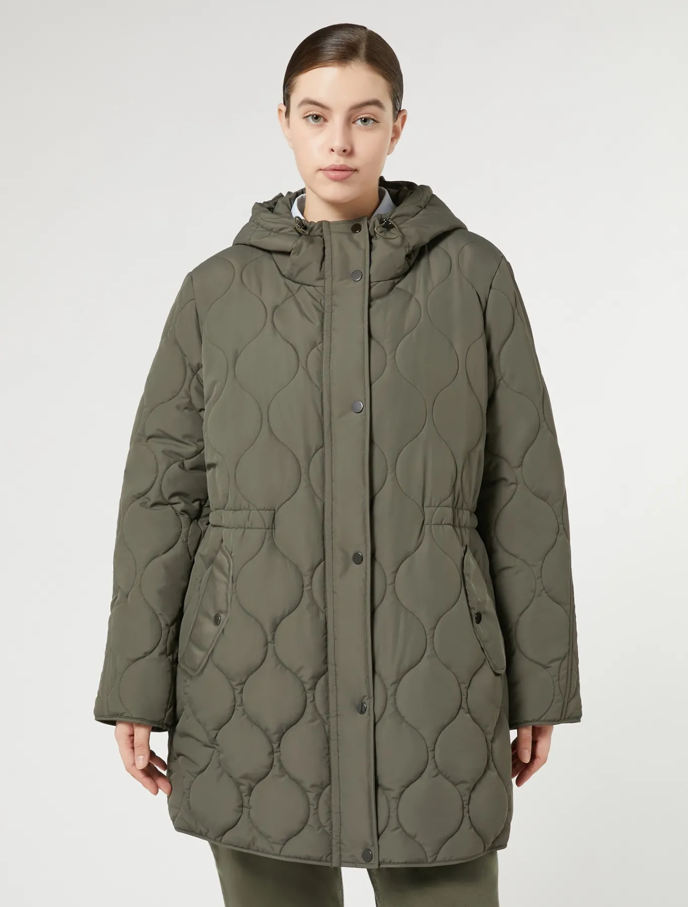 Marina Rinaldi Veste en toile déperlante KAKI Best