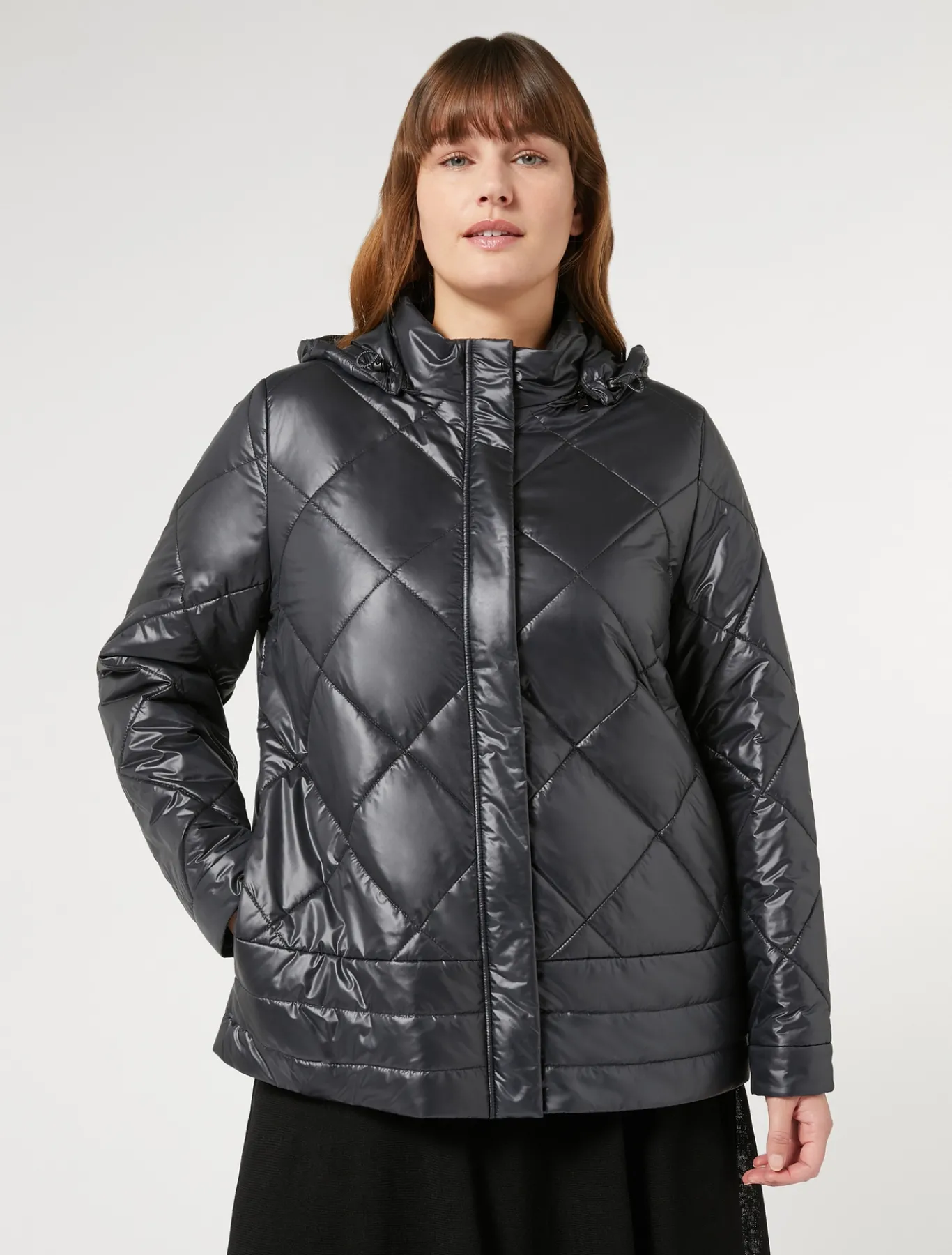 Marina Rinaldi Veste en toile technique imperméable NOIR Hot