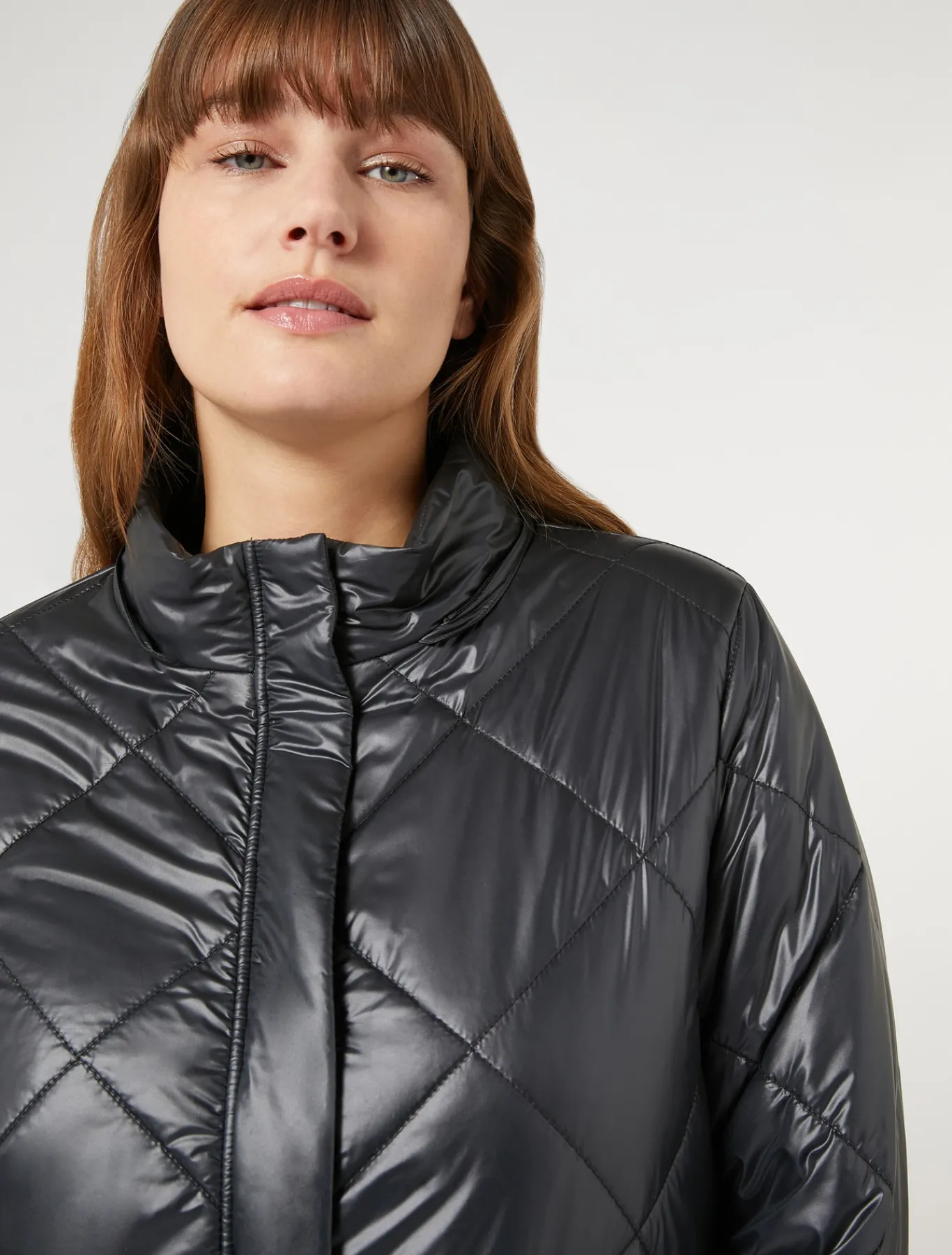Marina Rinaldi Veste en toile technique imperméable NOIR Hot