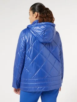 Marina Rinaldi Veste en toile technique imperméable BLEUDECHINE Sale