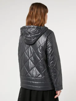 Marina Rinaldi Veste en toile technique imperméable NOIR Hot