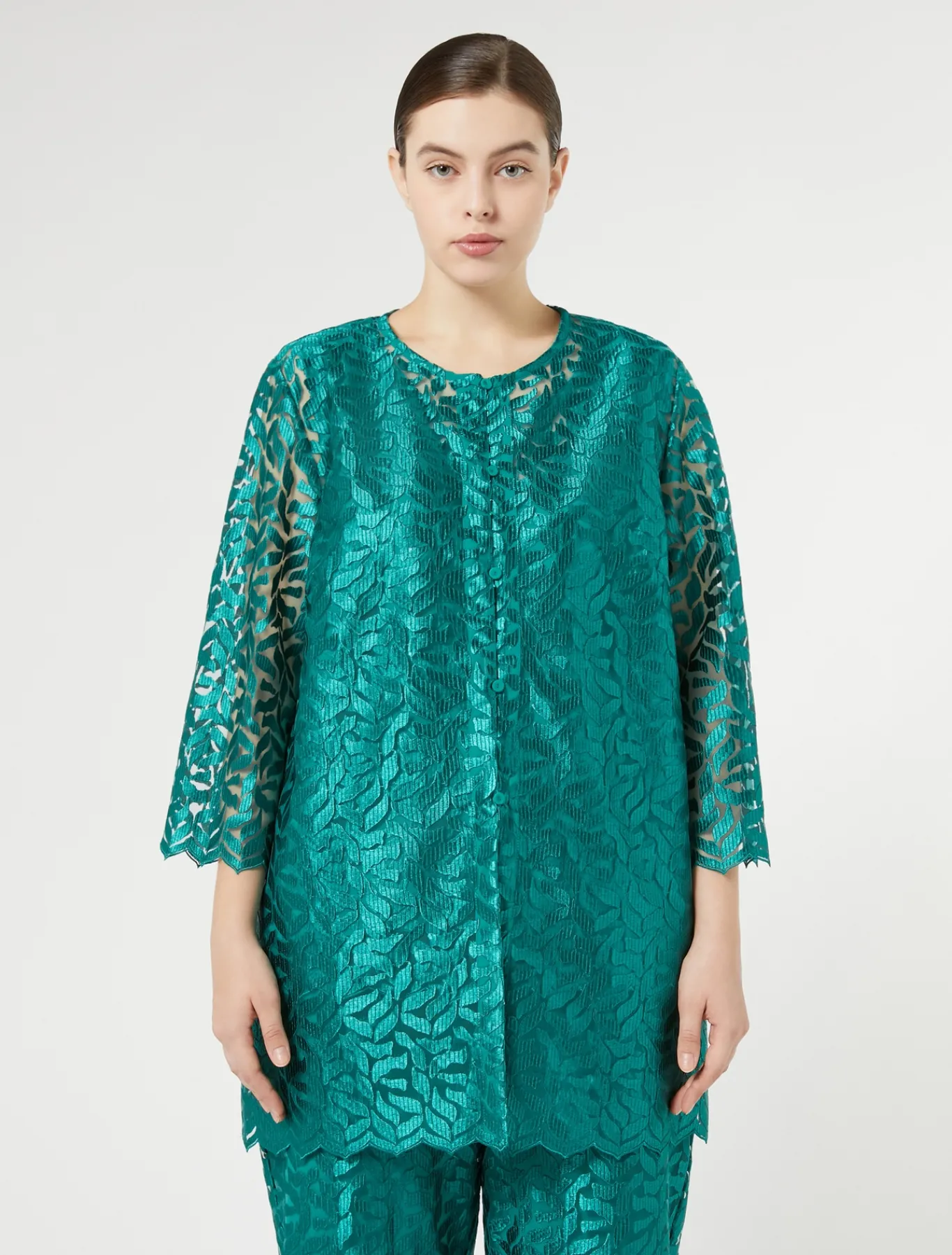 Marina Rinaldi Veste en tulle brodé JADE Discount