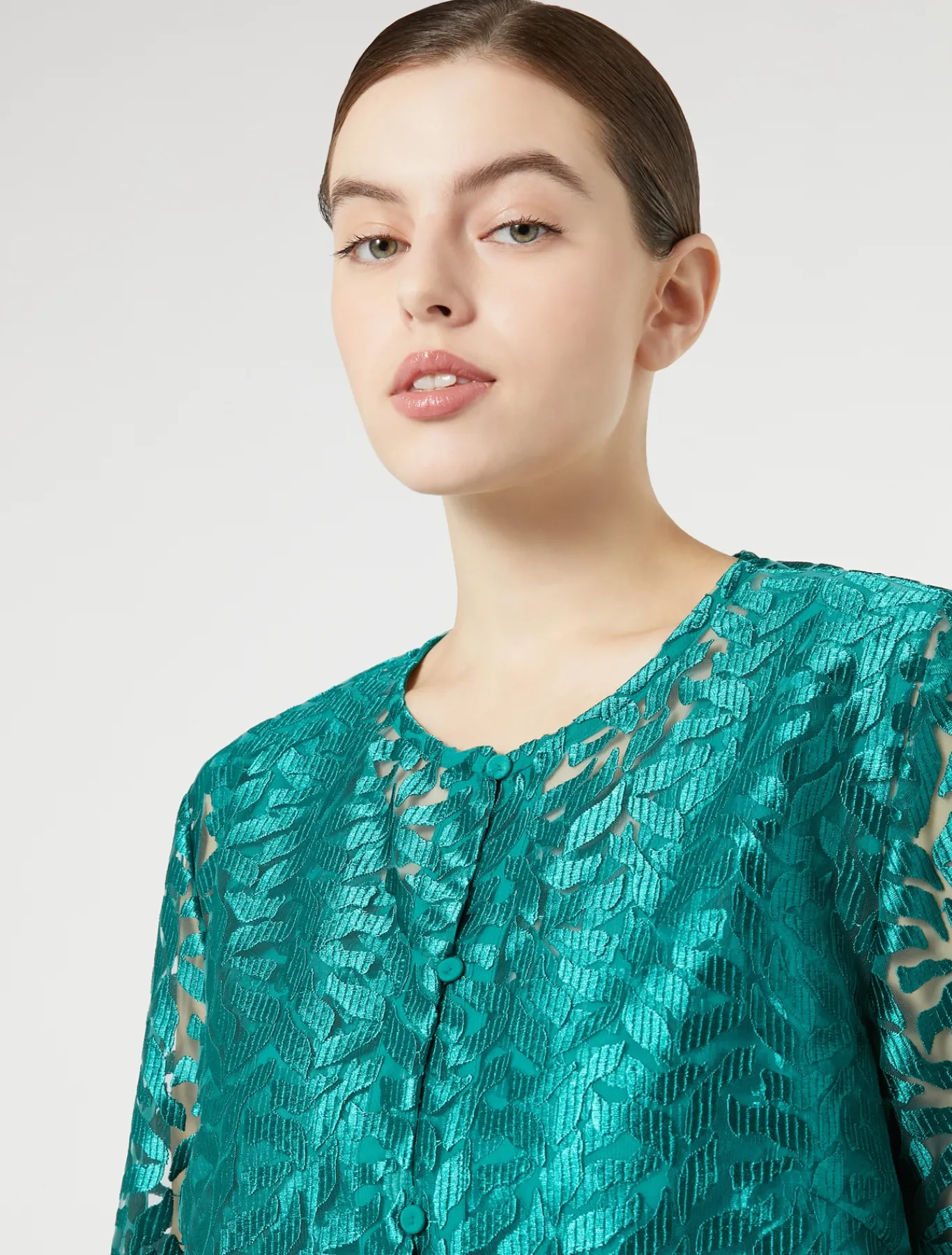 Marina Rinaldi Veste en tulle brodé JADE Discount