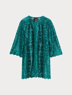 Marina Rinaldi Veste en tulle brodé JADE Discount