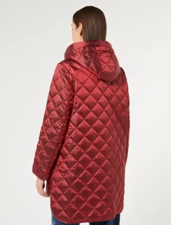Marina Rinaldi Veste rembourrée en toile irisée ROUGE Best