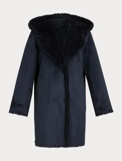 Marina Rinaldi Veste réversible effet mouton BLEUNUIT Hot