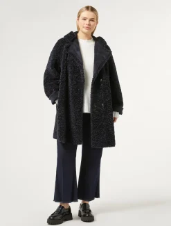 Marina Rinaldi Veste réversible effet mouton BLEUNUIT Hot