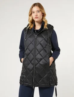 Marina Rinaldi Veste sans manches en tissu technique BLEUMARINE Fashion