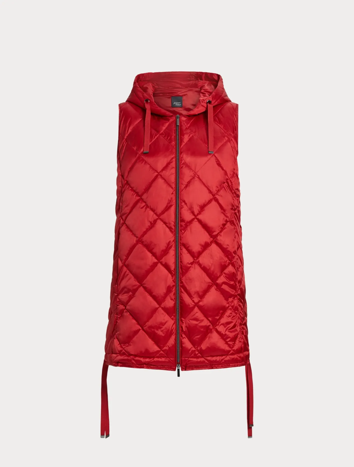 Marina Rinaldi Veste sans manches en tissu technique ROUGE Clearance