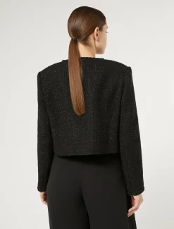 Marina Rinaldi Veste teinte en fil NOIR Best