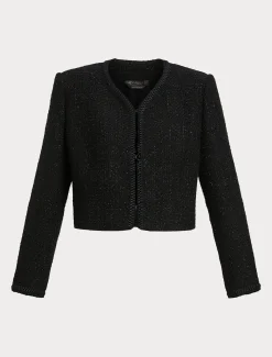 Marina Rinaldi Veste teinte en fil NOIR Best