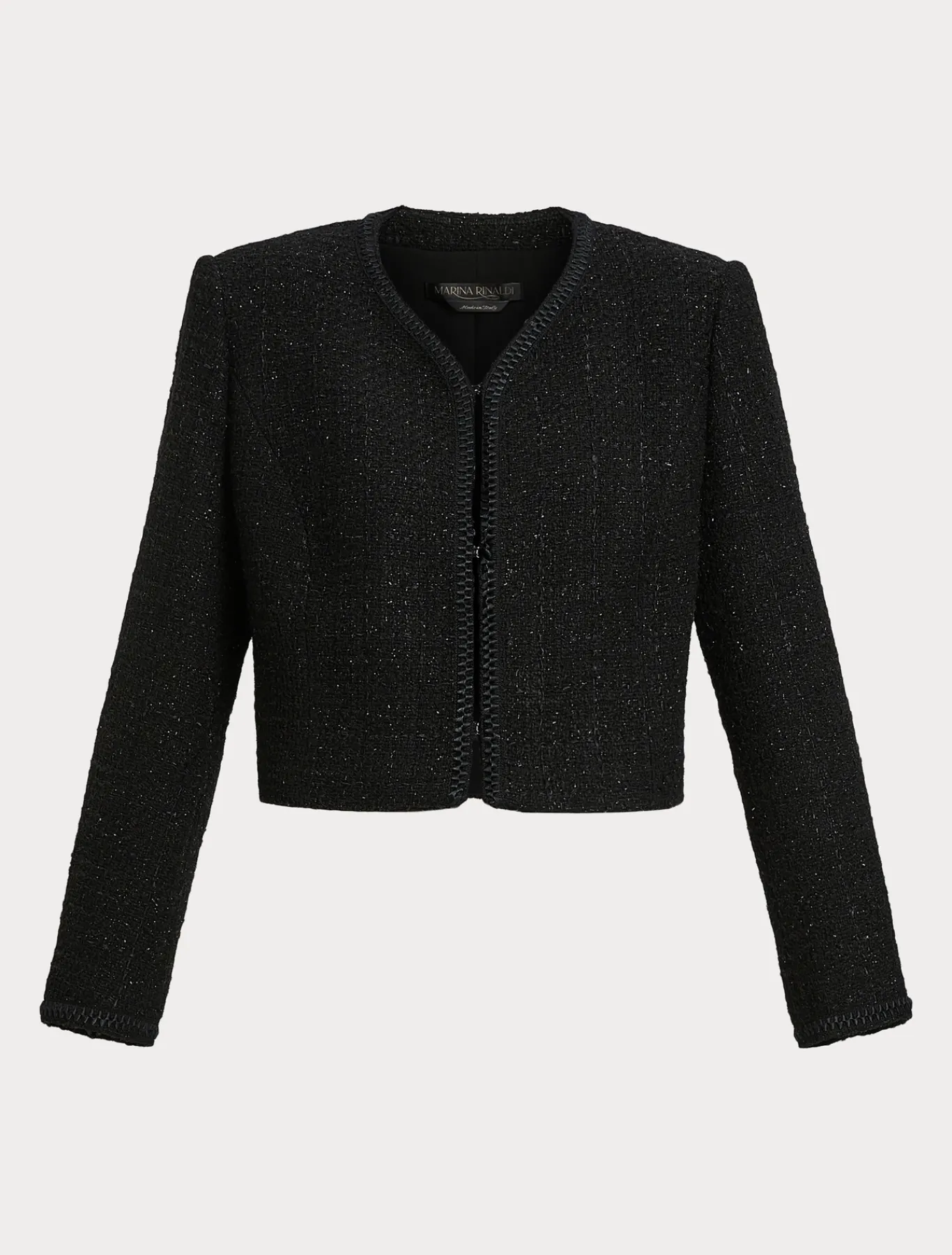 Marina Rinaldi Veste teinte en fil NOIR Best
