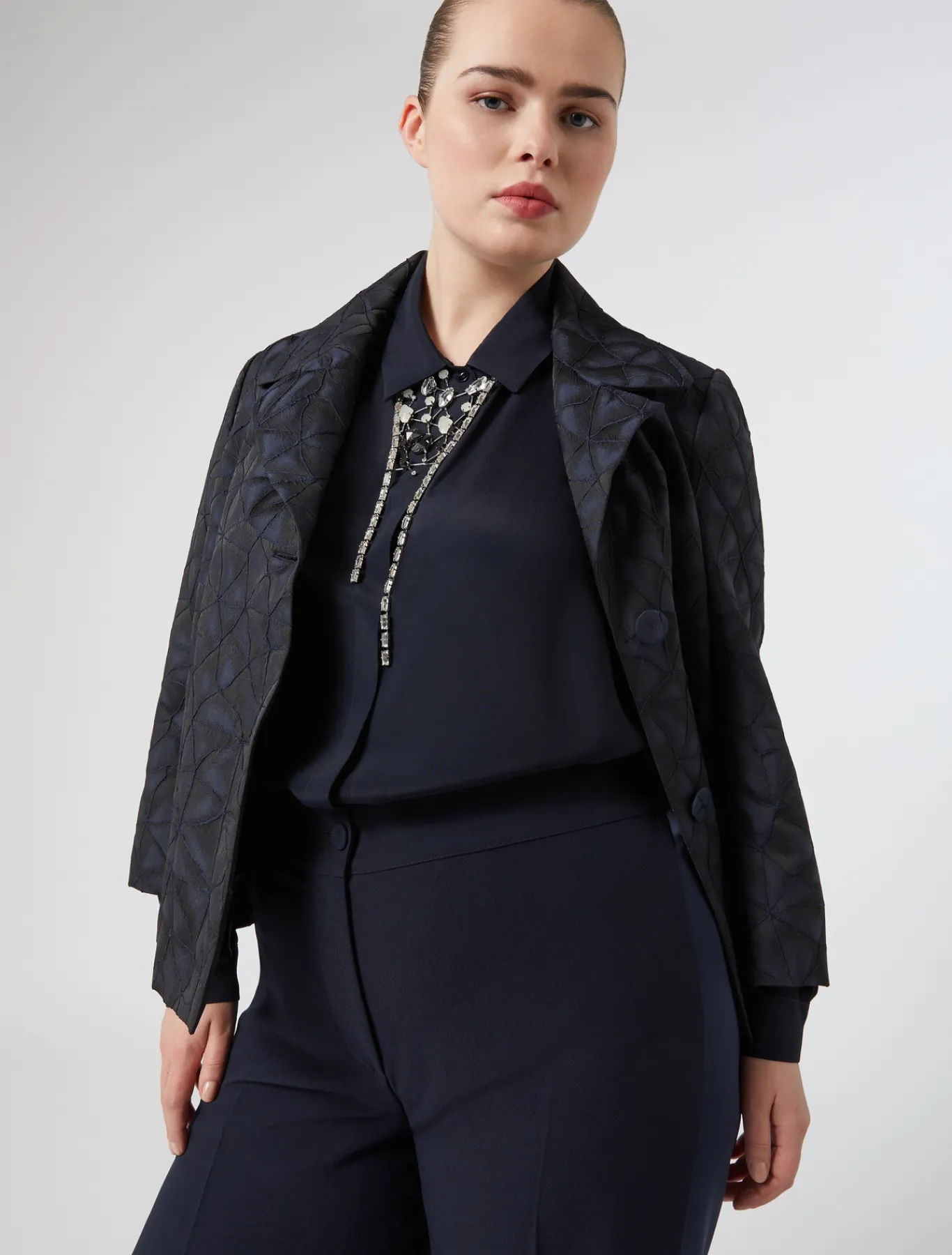 Marina Rinaldi Veste jacquard BLEUMARINE Outlet